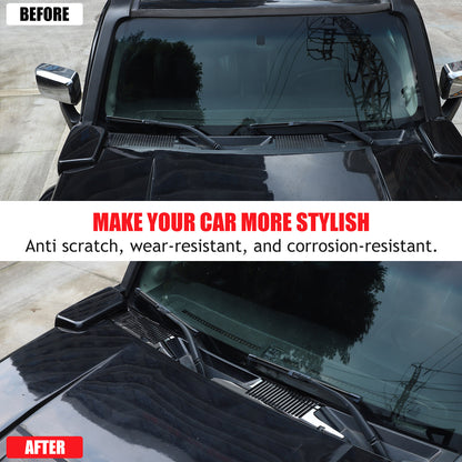 Front Engine Hood Air Outlet Vent Grooves Trim Cover For Hummer H3 2005-2009 US 16