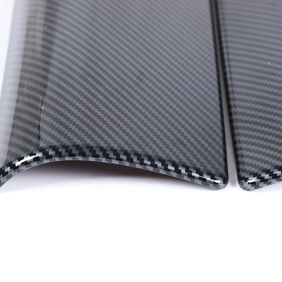 ABS Carbon Fiber Center Console Armrest Box Cover Trim For Benz e Class 2024 9
