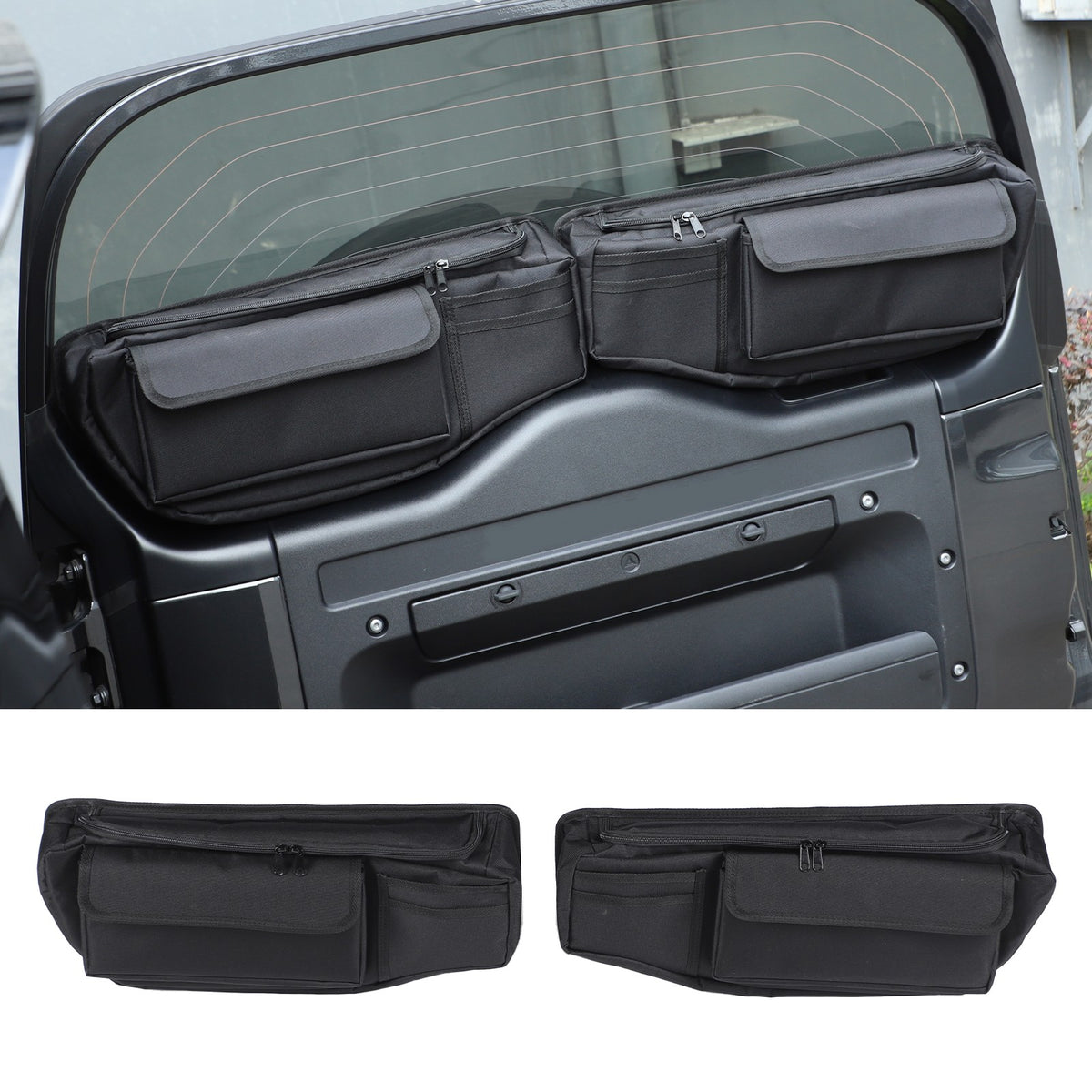 Tailgate Rear Door Window Hanging Storage Bag For LR Defender L663 20+ US 18