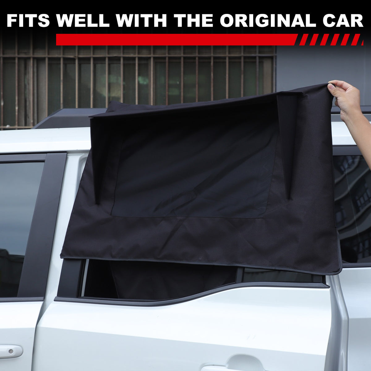 Rear Door Window Shade Trim Cover For Toyota Land Cruiser LC250 24+ 8