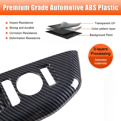 ABS Carbon fiber Interior Cover Trim Decor Accessories For Kia K4 2025+ 27