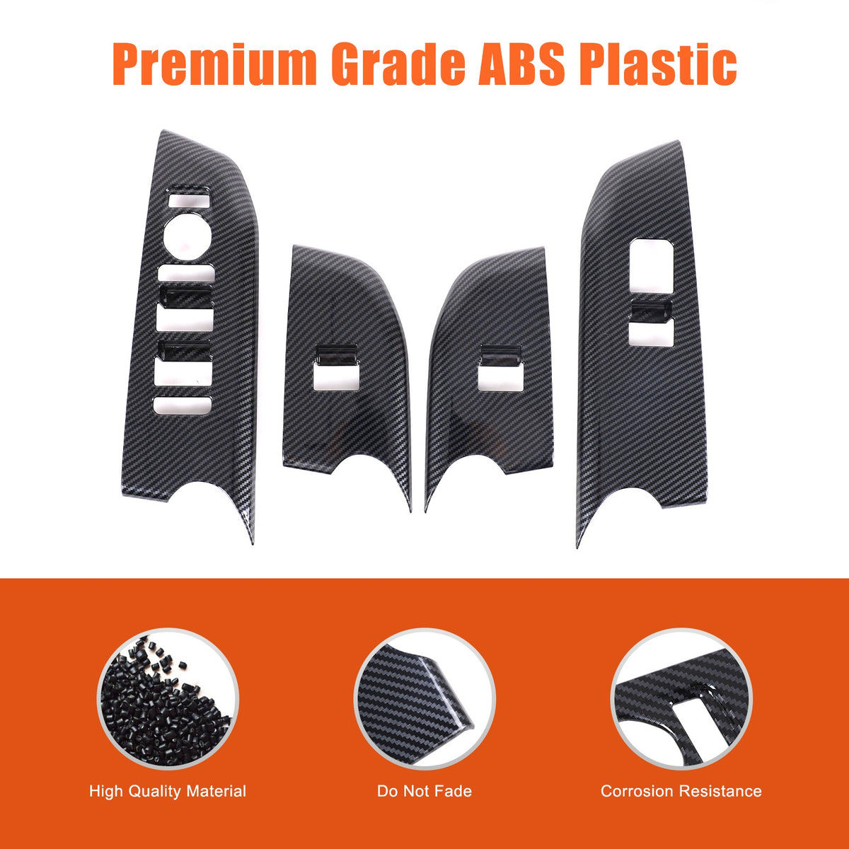 ABS Carbon fiber Interior Cover Trim Decor Accessories For Kia K4 2025+ 28