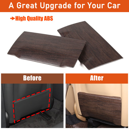 Grain ABS Seat Back Anti-kick Panel Trim Cover For LR Range Rover 2023-2024 3