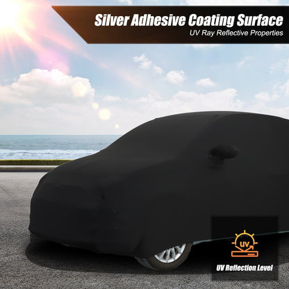 Car Protection Cover Waterproof Sun UV Snow Resistant For Fiat 500 2010-2022 US 5