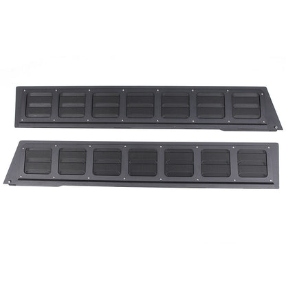 Black Aluminium Alloy Door Window Air Vents Screen For Toyota FJ Cruiser 2007-21 7
