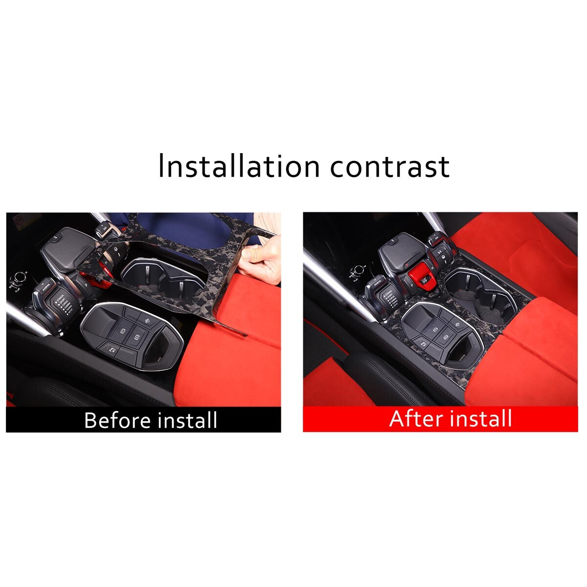 34 Styles Forged Real Carbon fiber Interior Trim Kit For Lamborghini URUS 18-23 - Variants 16-18 20