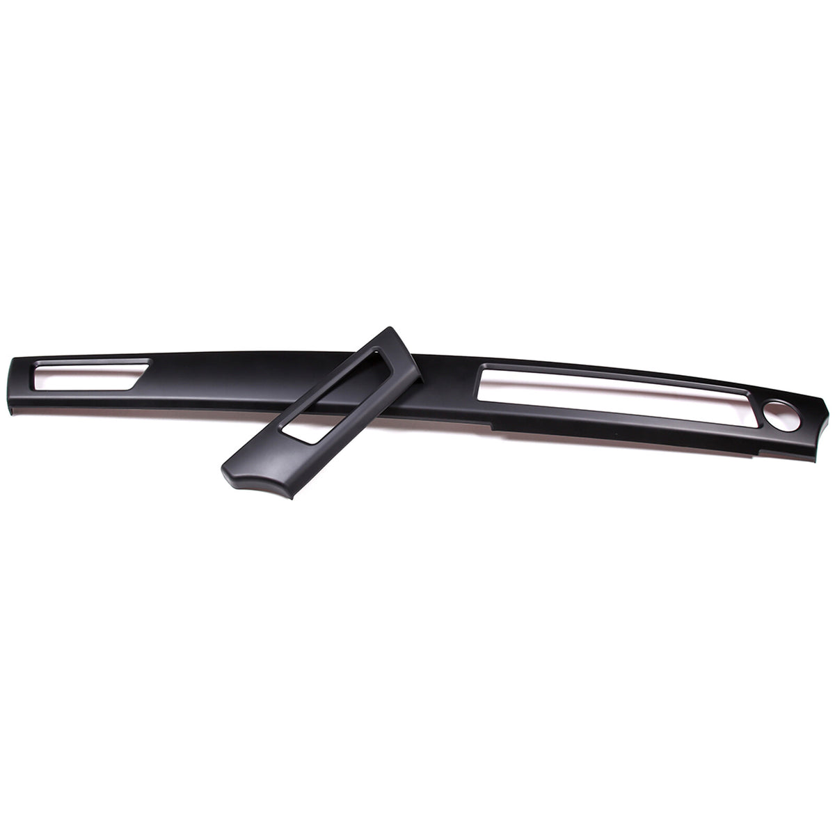 Matte Black Center Console Dashboard Panel Trim For BMW 3 Series E90 2005-12 US 7