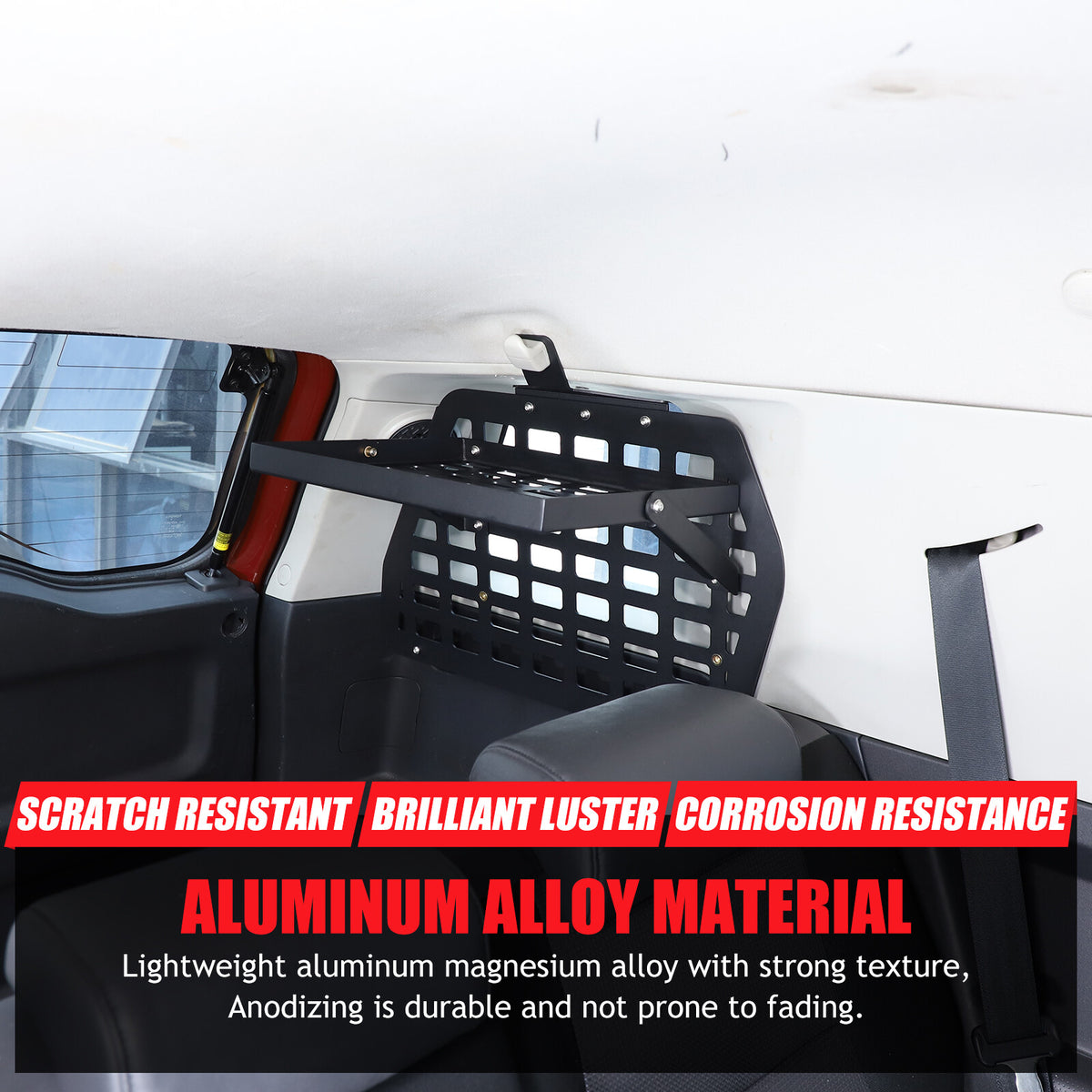 Trunk Left Side Window Cargo Molle Panels For Toyota FJ Cruiser 2007-21 2