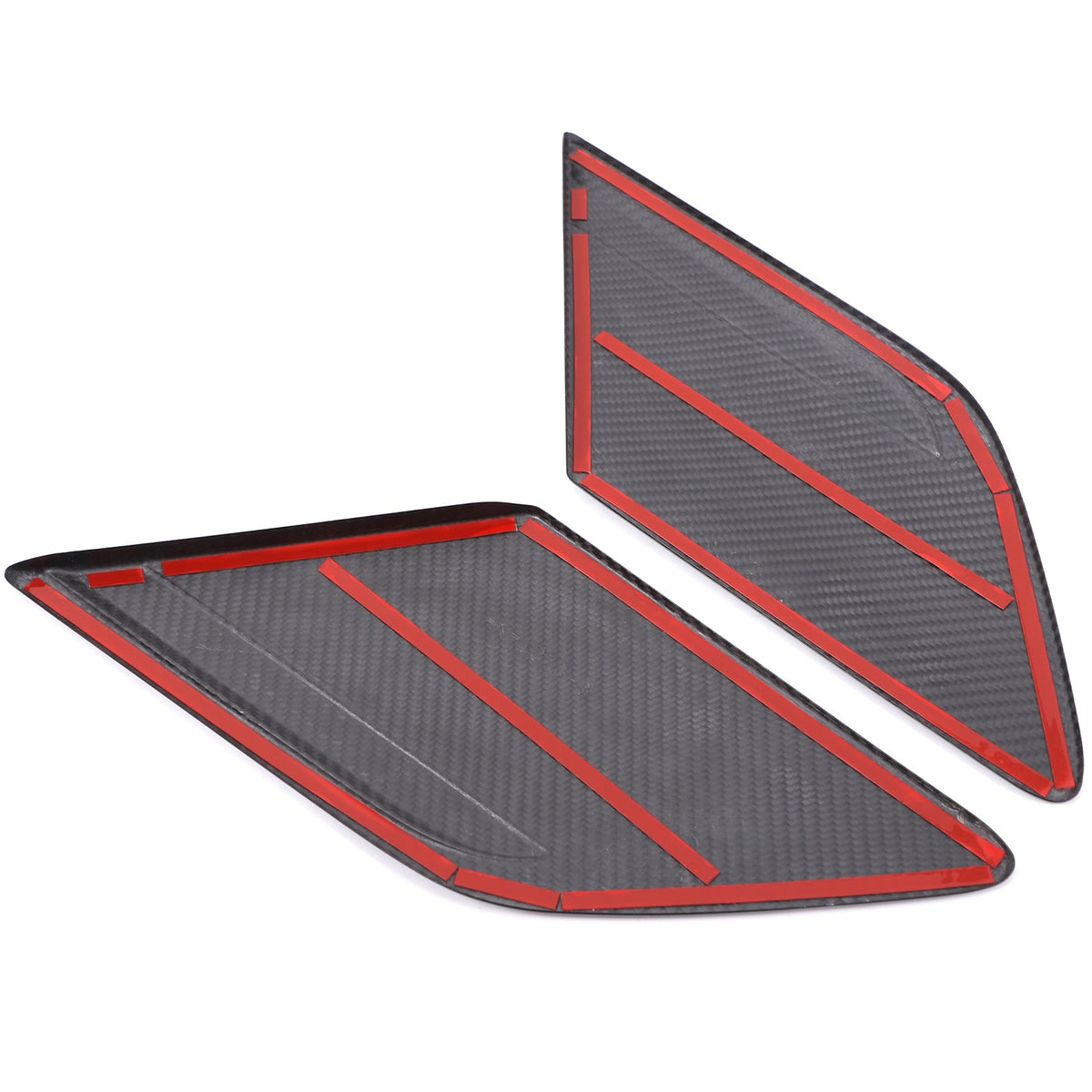 Real Carbon Fiber Hood Side Trim Cover Set for LR Range Rover Sport L461 2023+ 13
