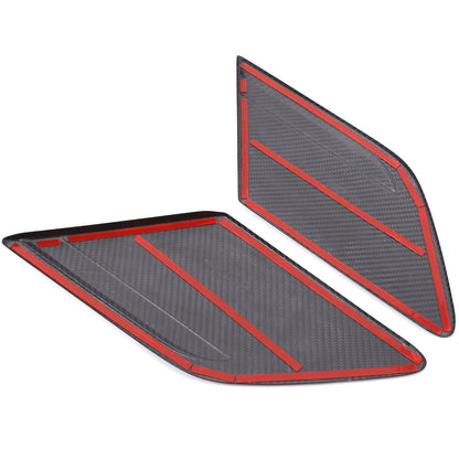Real Carbon Fiber Hood Side Trim Cover Set for LR Range Rover Sport L461 2023+ 13