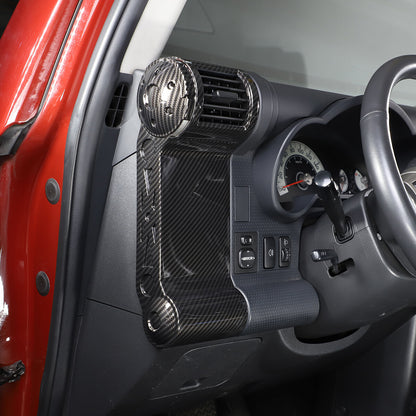 ABS Carbon Fiber Full Interior Center Decoration Trim Kit For FJ Cruiser 2007-21 - Styles 6-10 24
