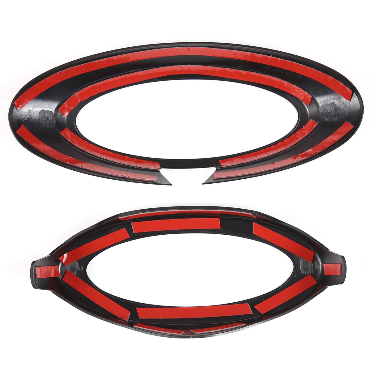 Glossy Black Front Bumper Grille Cover +Logo Ring For Ford Maverick 22-24 US 17