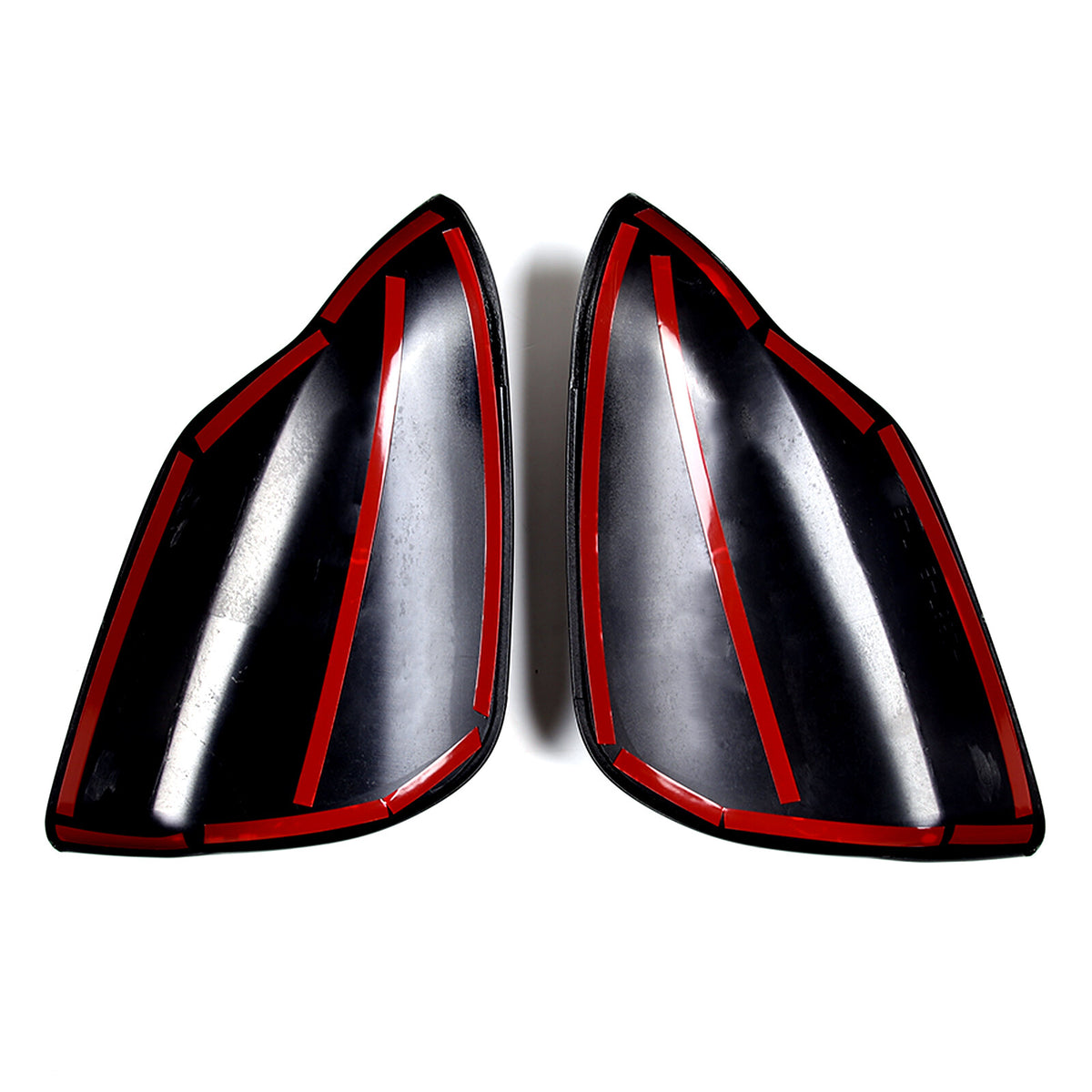Glossy Piano Black Exterior Door Handle Window Louver Trim For Subaru WRX 22-25 7