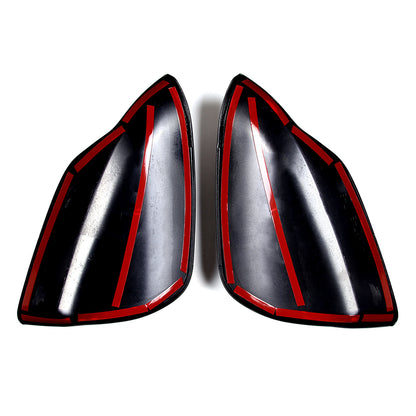 Glossy Piano Black Exterior Door Handle Window Louver Trim For Subaru WRX 22-25 7