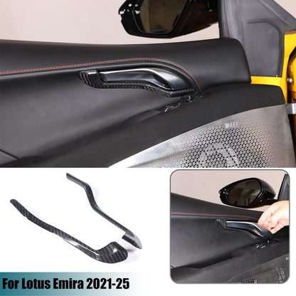 Real Carbon Fiber Full Interior Set Decor Cover Trim Kit For Lotus Emira 2021+ 13