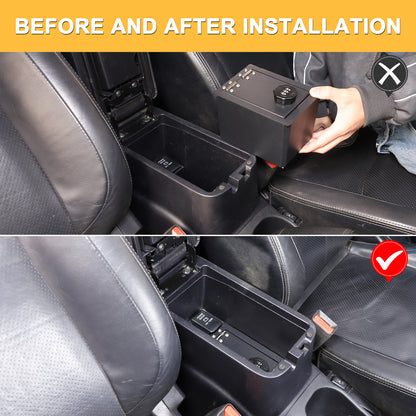 Center Console Safe GUN Storage Lock Box W/ TRAY For Acura RDX 2011-2018 15