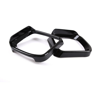 ABS Black Rear View Side Mirror Cover Trim For Land Rover Defender 2020-2022 12