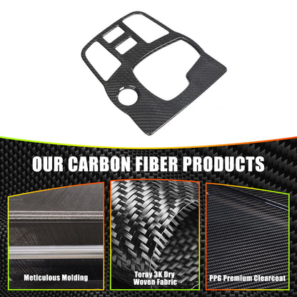 Real Carbon Fiber Center Gear Trim For Jaguar F‑TYPE Convertible X152 2013+ 7