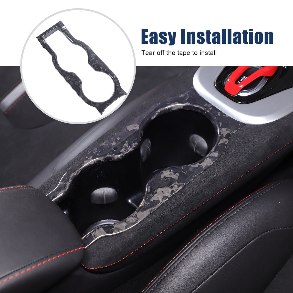 Forged Carbon Fiber Interior Center Console Cover Trim For Lotus EMIRA 2021-25 21