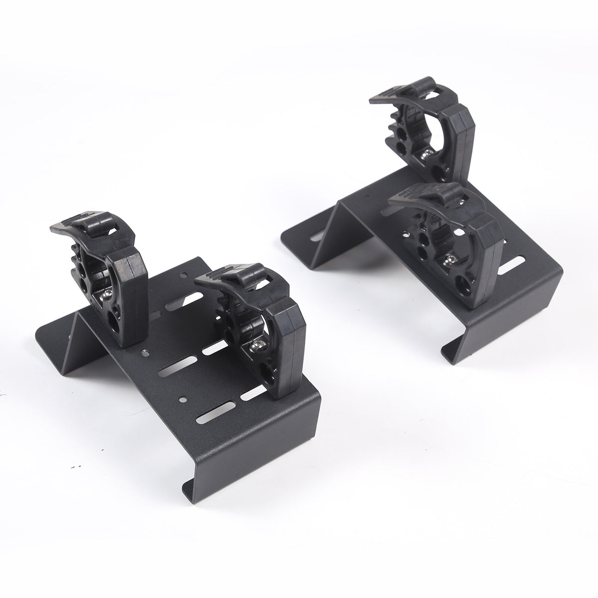 Black Steel Cargo Box Side Rail Tool Mounting Bracket For Ford Maverick 2022 9