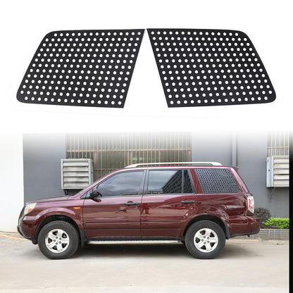 Exterior Rear Quarter Door Window Pillar Cover Trim For Honda Pilot 2003-2008 3