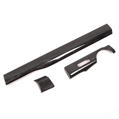 Black Wood Grain ABS Glove Box Upper Trim For Nissan Titan 2016-2023 US 20