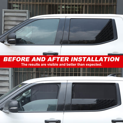 Car Full Windows Rear Windshield Sun Shade Privacy Cover For Toyota Tundra 2022+ 17
