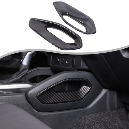 Carbon Fiber ABS Center Console Side Armrest Trim For Nissan Frontier 2022+ 20
