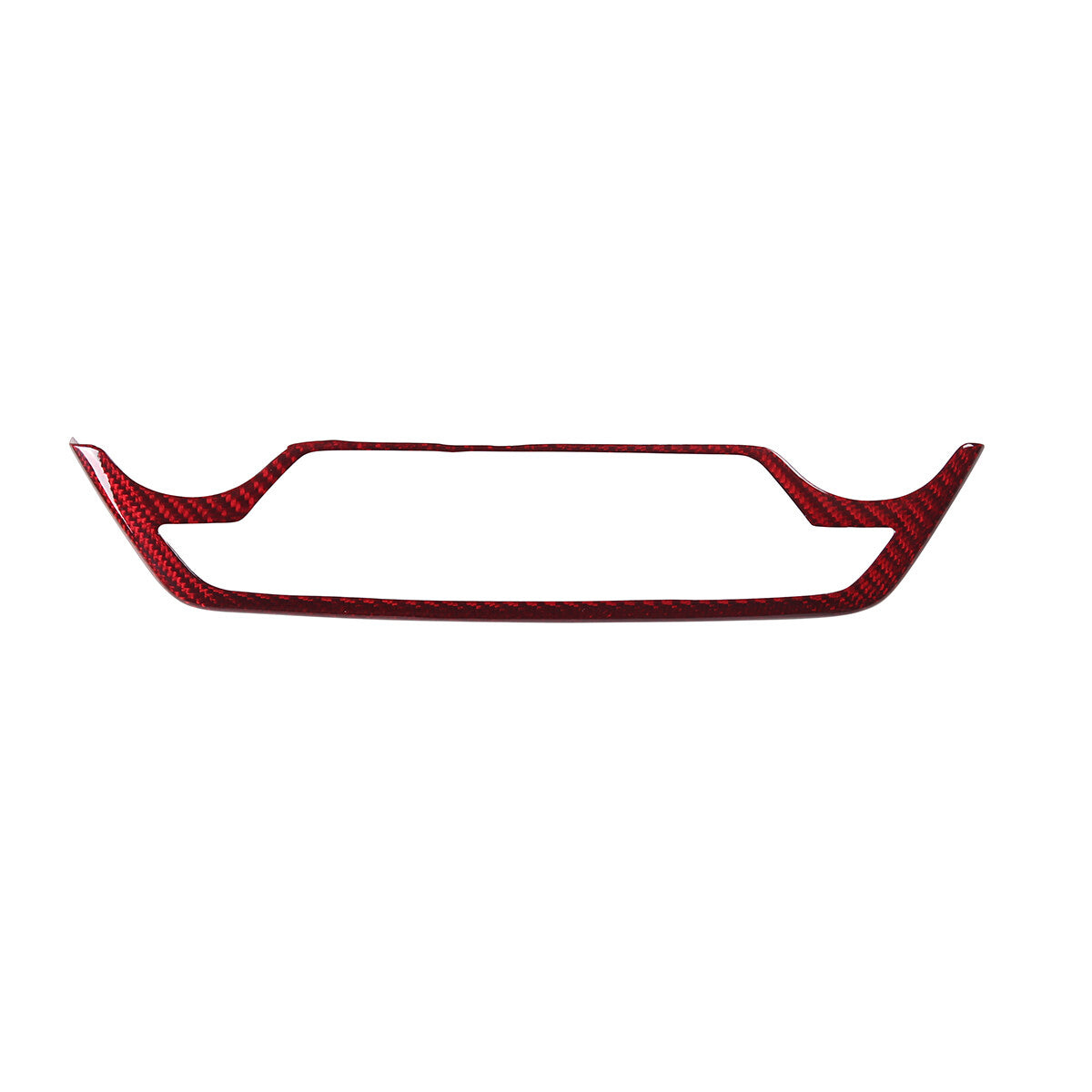 Red Real Carbon Fiber Interior Center Full Trim Set Kit For Corvette C7 2014-19 - Variants 6-10 3