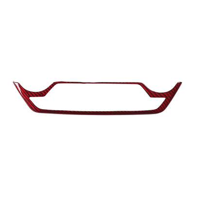 Red Real Carbon Fiber Interior Center Full Trim Set Kit For Corvette C7 2014-19 - Variants 6-10 3