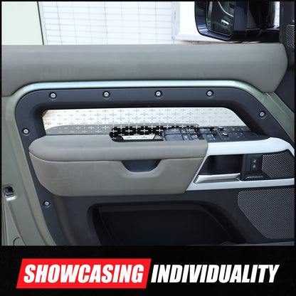 Steel Interior door Panel trim Frame For Land Rover Defender L663 110/130 20-24 12