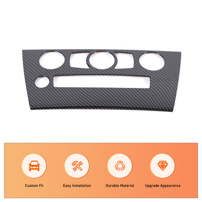 ABS Carbon Center Air Conditioning Cover Trim For BMW 6 Series E63 E64 2004-2009 16