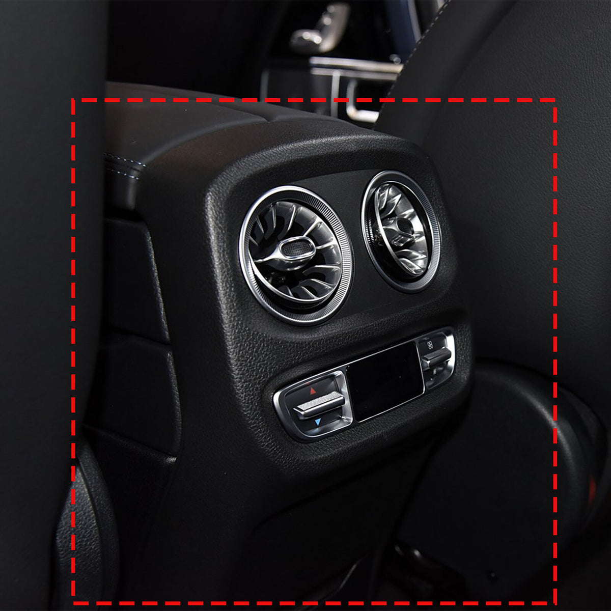 Honeycomb Carbon Fiber Rear Air Vent Outlet Trim For Benz G-Class W463 21-23 5