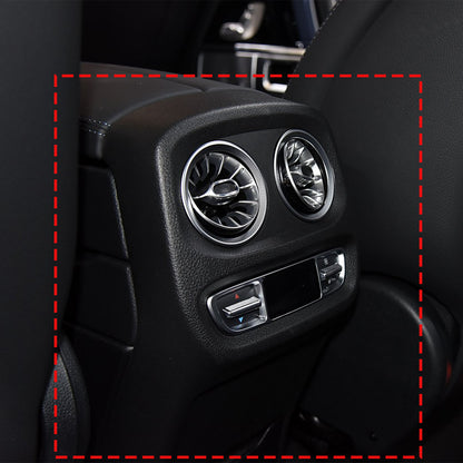 Honeycomb Carbon Fiber Rear Air Vent Outlet Trim For Benz G-Class W463 21-23 5