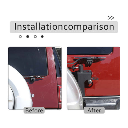 US Flag Tailgate flagpole Antenna Bracket Holder Mount For Toyota FJ Cruiser 07+ 18