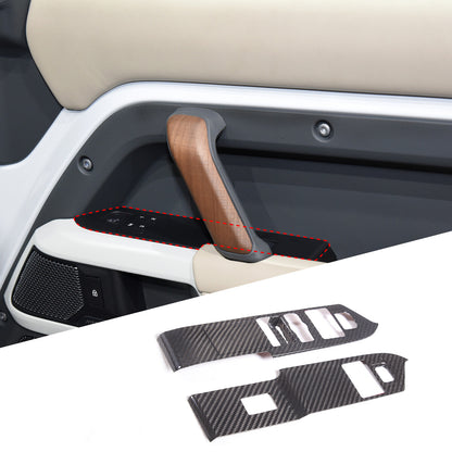 Real Dry Carbon Fiber Full Interior Trim Set For LR Defender 90 110 L663 20-23 169