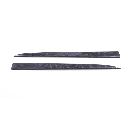 Forged Real Carbon Fiber Front Bumper Trim Strip Cover For Toyot Supra 2019-2024 10