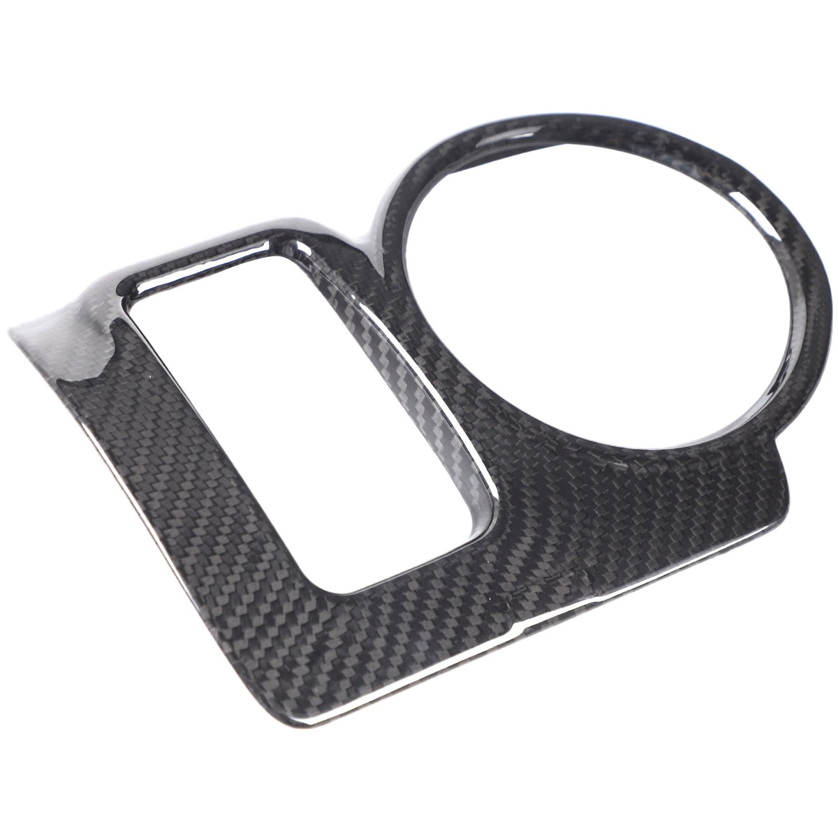 Real Carbon Fiber Center Console Cup Holder Trim For Nissan 370Z Z34 2009-2020 7