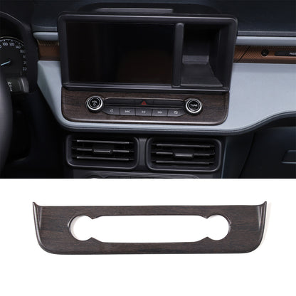 Oak Wood Grain Interior Decoration Cover Trim Kit For Ford Maverick 2022-24 3