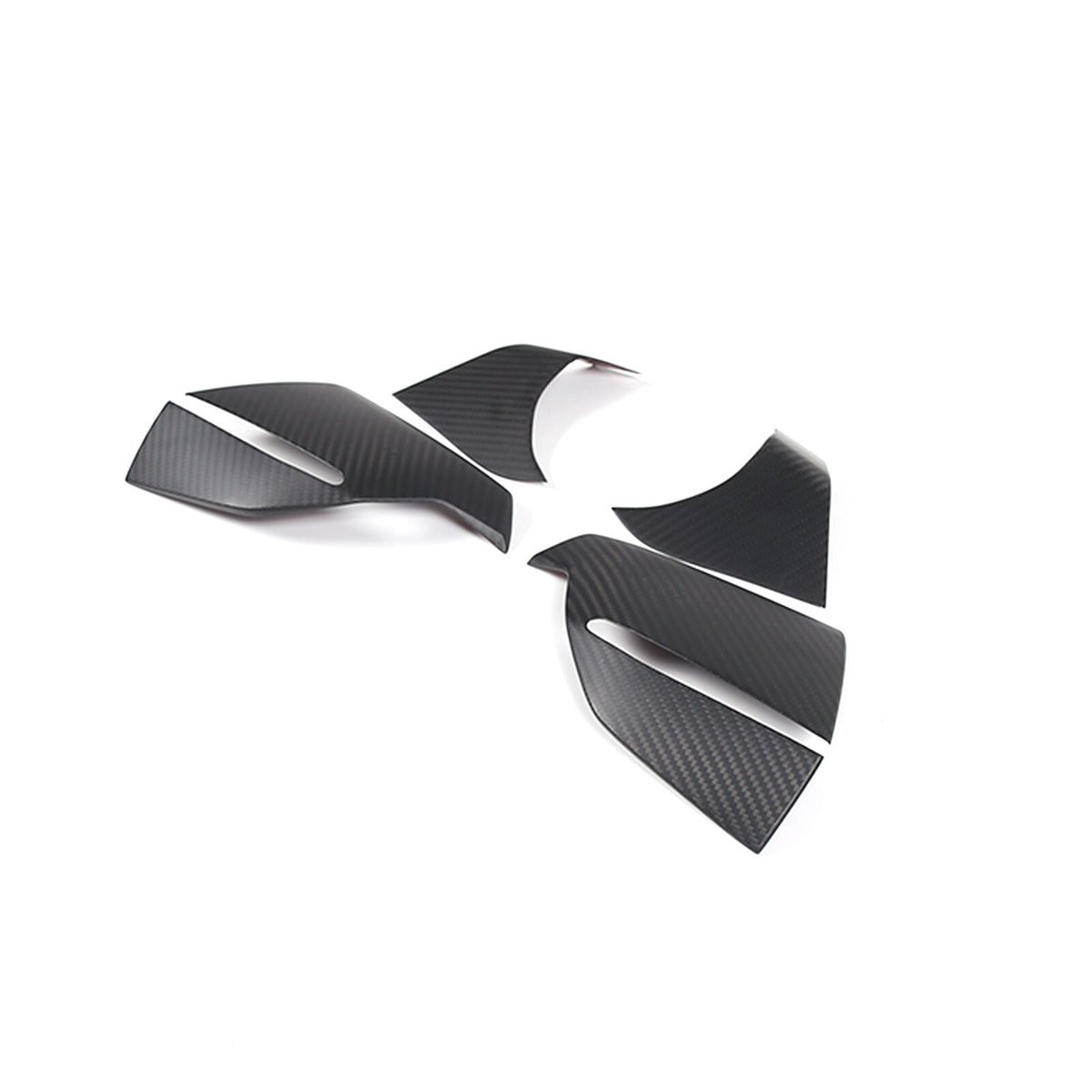 For C8 Corvette Z51 Z06 20-26 Matte Carbon Fiber Side Mirror Cover Lower Base 8