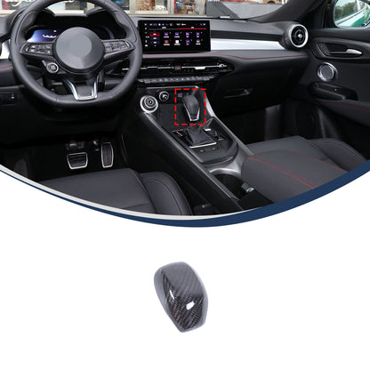 Real Dry Carbon Fiber Interior Center Console trim Kit For Alfa Romeo Tonale 23+ - Variants 1-5 49
