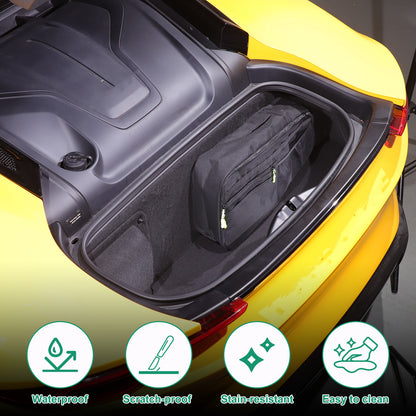 Black Rear Trunk Boot Side Pocket Storage Box Tray For Lotus EMIRA 2021-25 13
