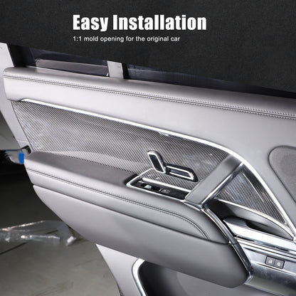 Real Carbon Fiber Interior Door Panel Cover Trim for LR Range Rover Sport 23-24 19