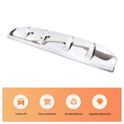 Glossy Silver ABS Rear Bumper Skid Plate For Mercedes-Benz GLC X253 2020-2021 8