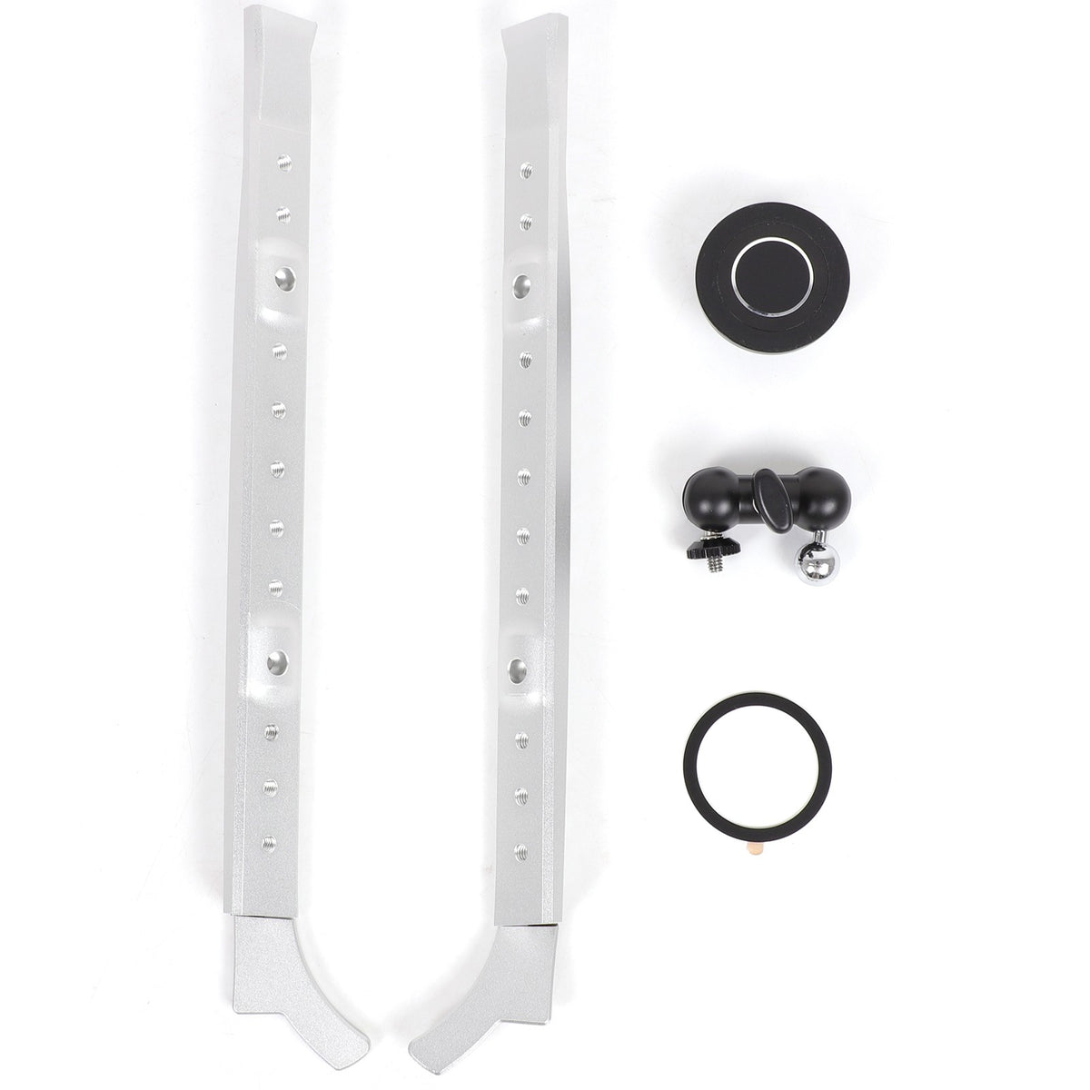Silver A-Pillar Mount Bracket Holder For Land Rover Defender L316 2004-2018 6