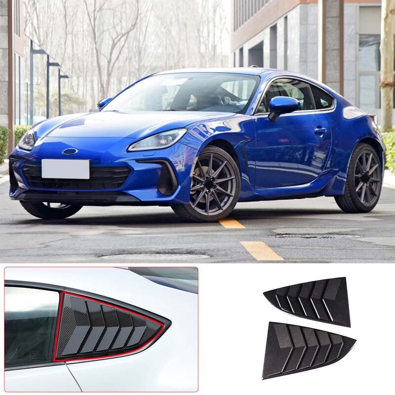 For Toyota 86/Subaru BRZ 2022+ Carbon look Side Vent Window Scoop Louver Trim US 9