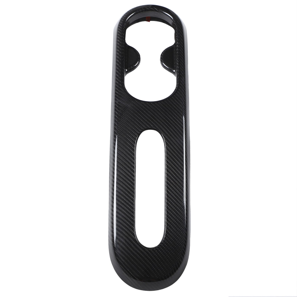 Real Carbon Fiber Handbrake & Cup Holder Panel Trim For Fiat 500 312 2007-2015 13