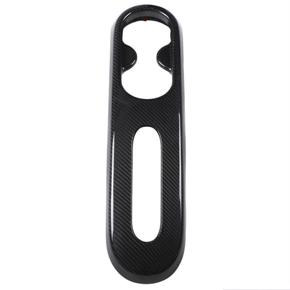 Real Carbon Fiber Handbrake & Cup Holder Panel Trim For Fiat 500 312 2007-2015 13