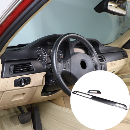 Matte Black Center Console Dashboard Panel Trim For BMW 3 Series E90 2005-12 US 17