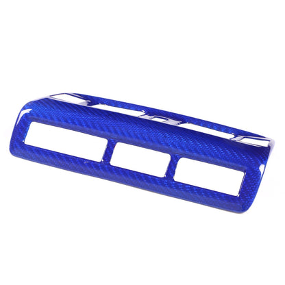 Blue Real Carbon Fiber Roof Reading Light Trim For Corvette C8 2020+ 18